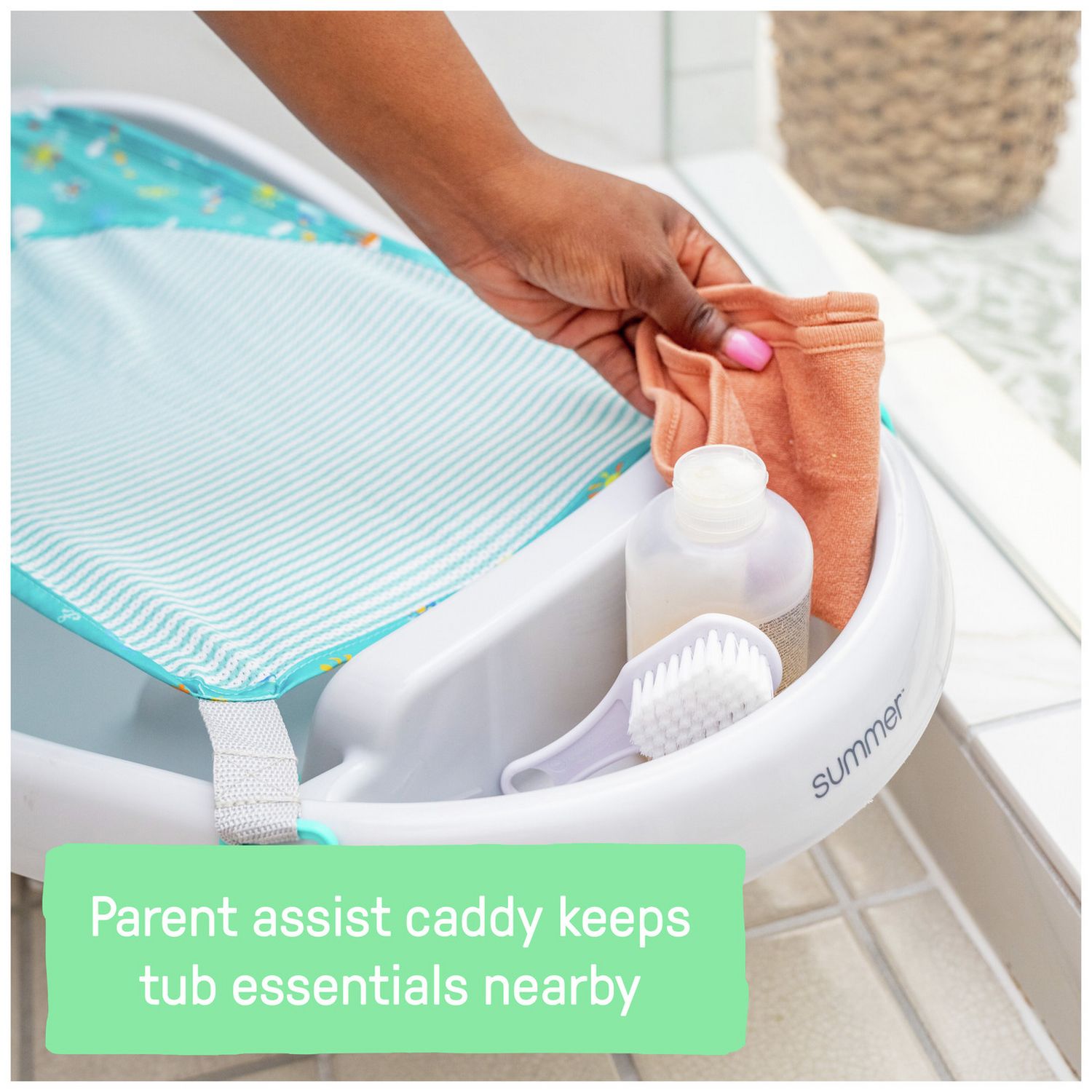 Ingenuity baby bathtub grey 3-stage, imported from the UK