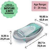 Ingenuity baby bathtub grey 3-stage, imported from the UK