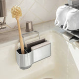 Simplehuman sink caddy brushed steel (British brand)