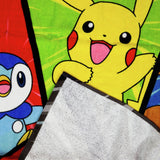 Pokémon action beach towel multicoloured (British brand)