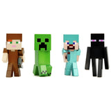 Minecraft diecast figure pack of 4 2.5 inches, imported from the UK