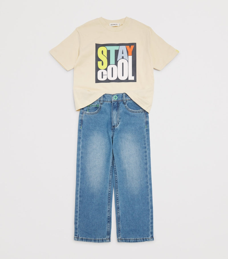 Billieblush straight jeans for children 4-10 years - British product