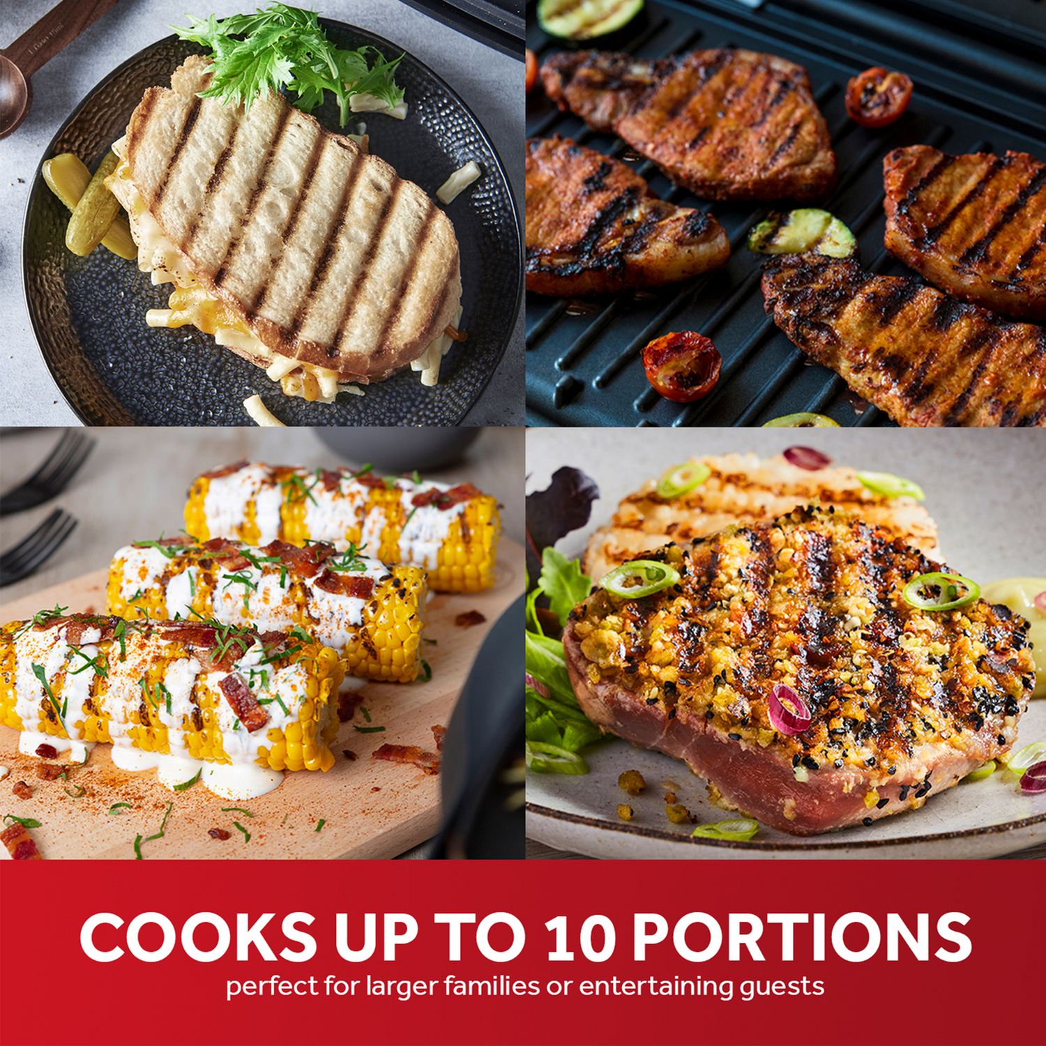 George Foreman large variable temp grill and griddle (British brand)