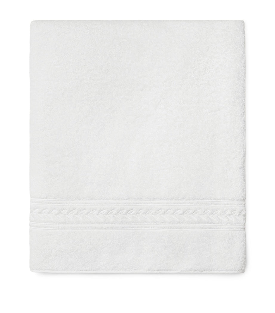 Pratesi Cotton Impero Bath Towel 30cm x 60cm, imported from the UK