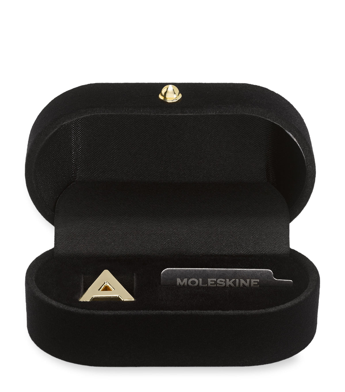 Moleskine gold-plated A notebook charm, imported from the UK