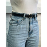 SVNX black belt with gold metal buckle - British product