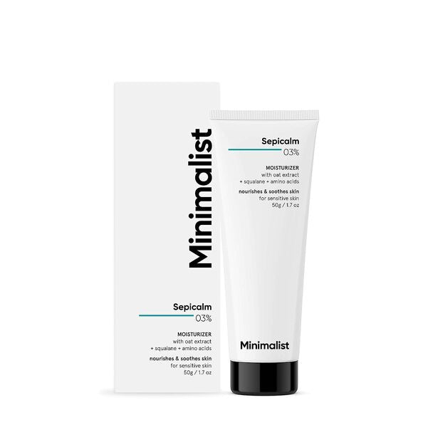 Minimalist Sepicalm Moisturiser for Soothing Sensitive Skin