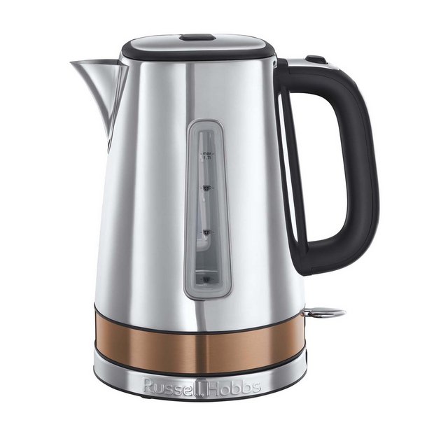 Russell Hobbs Luna Quiet Boil kettle metallic 1.7 litre, imported from the UK