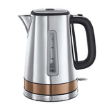 Russell Hobbs Luna Quiet Boil kettle metallic 1.7 litre, imported from the UK