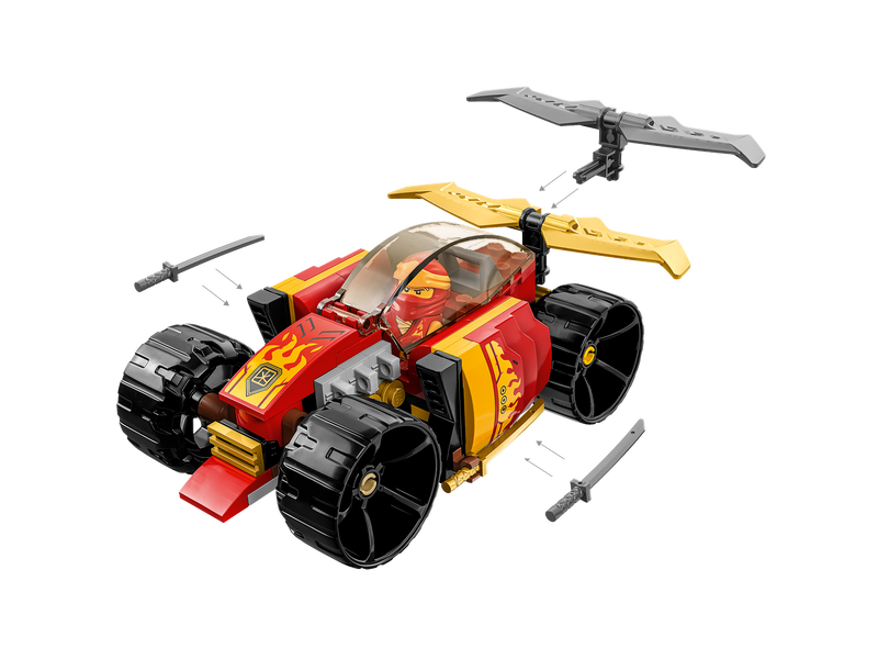 LEGO Ninjago Kai's Ninja Race Car EVO 94 Pieces, UK version