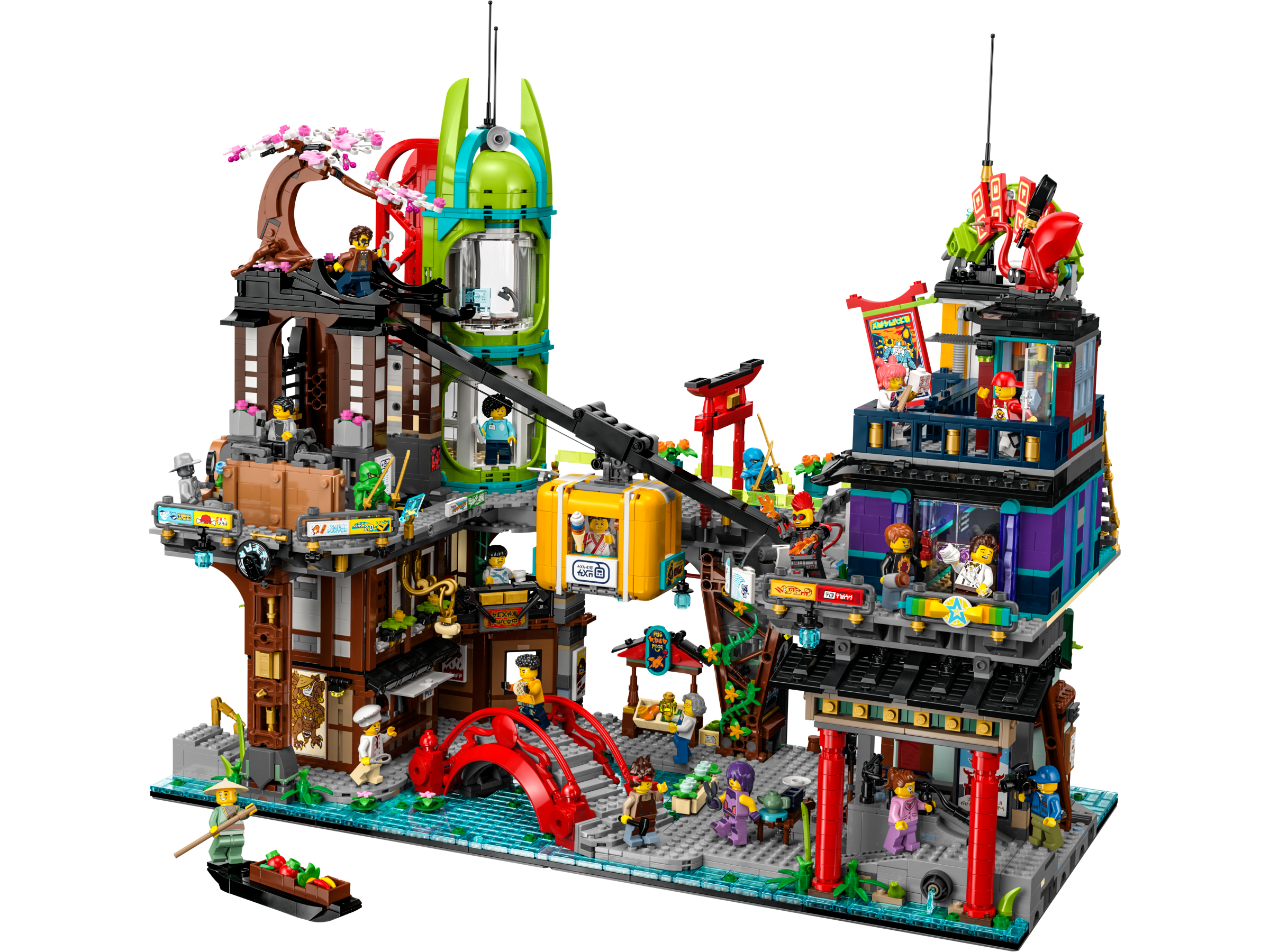LEGO NINJAGO City Markets Bauset 6163 Teile, importiert aus dem Vereinigten Königreich