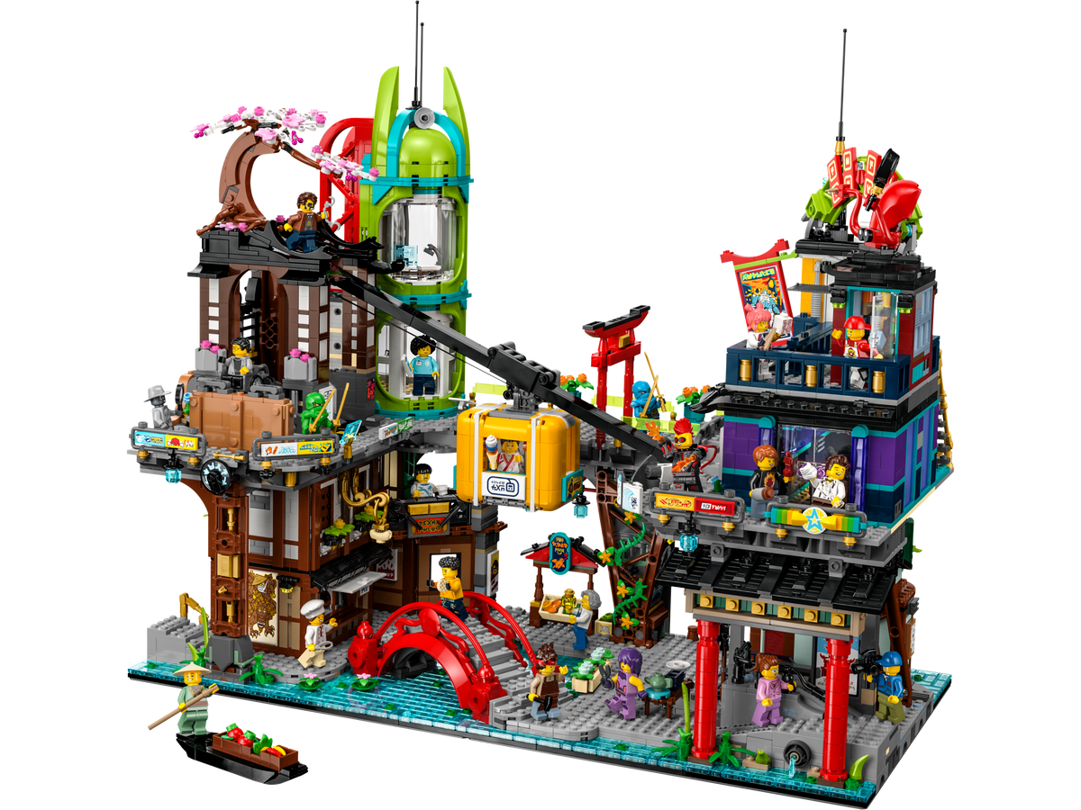 LEGO NINJAGO City Markets Bauset 6163 Teile, importiert aus dem Vereinigten Königreich