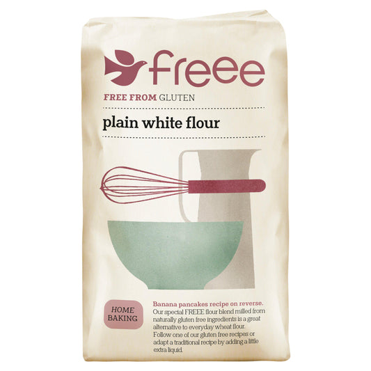 Freee Gluten Free Plain White Flour 1kg flour Sainsburys   