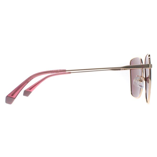 Polaroid PLD 4158 gold polarized women sunglasses, imported from the UK