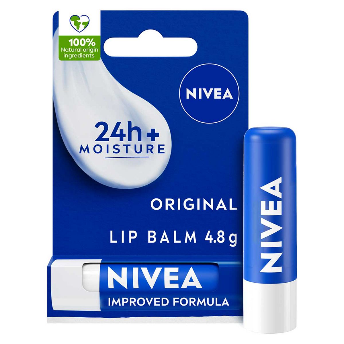 Nivea Original Care Caring Lip Balm 4.8g Suncare & Travel Boots   