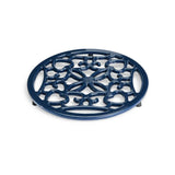 Habitat navy cast iron trivet 20cm, UK version