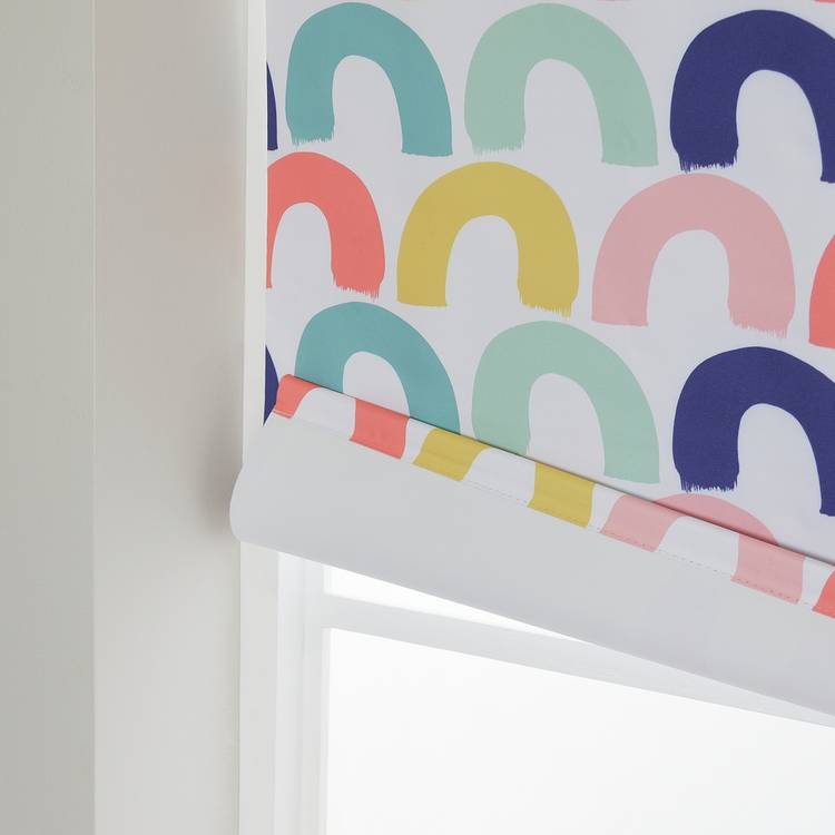 Habitat Kids Rainbow Blackout roller blind 90cm (British brand)