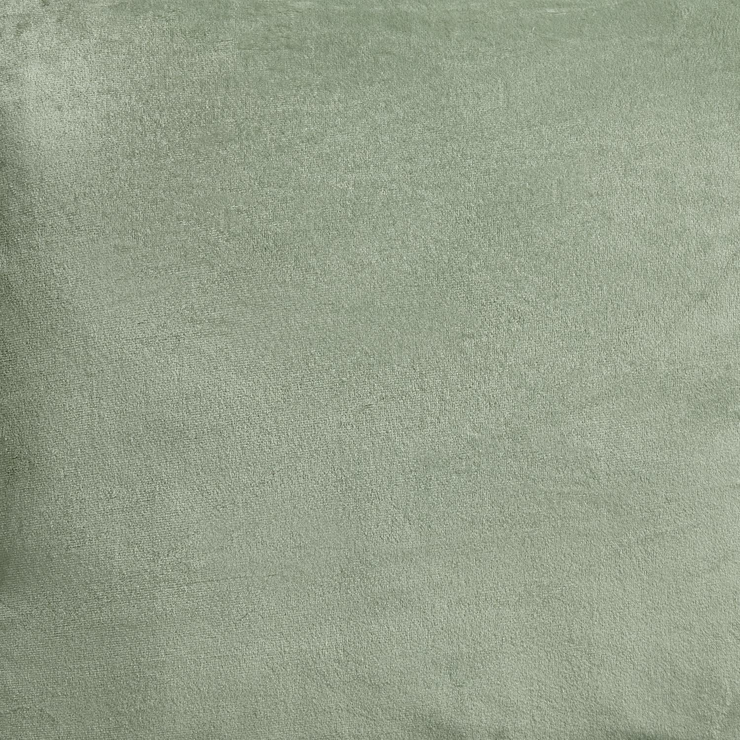 Habitat Velvet Cushion - Sage - 55x55cm
