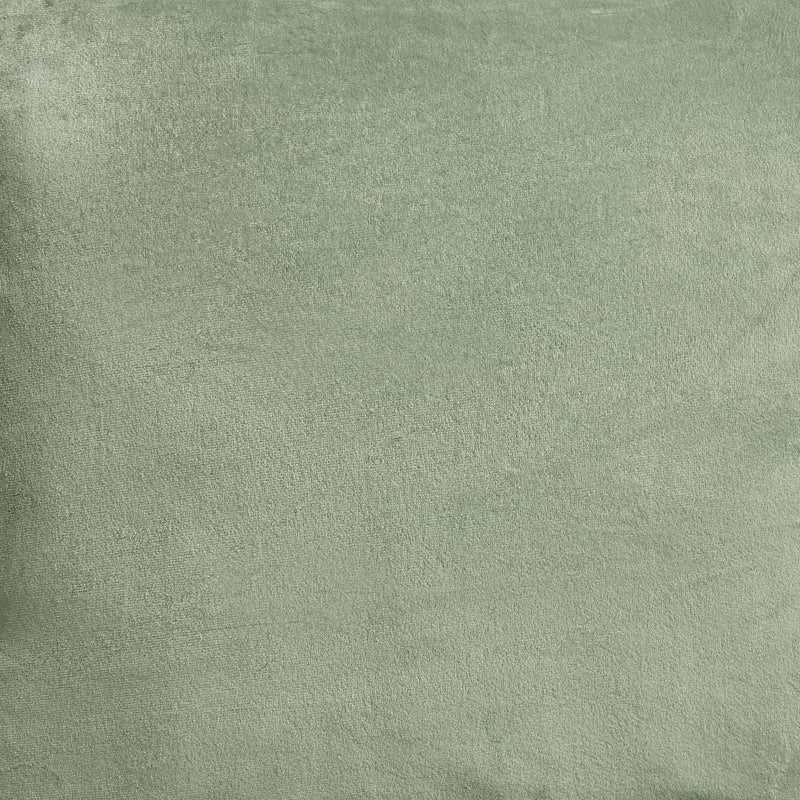 Habitat Velvet Cushion - Sage - 55x55cm