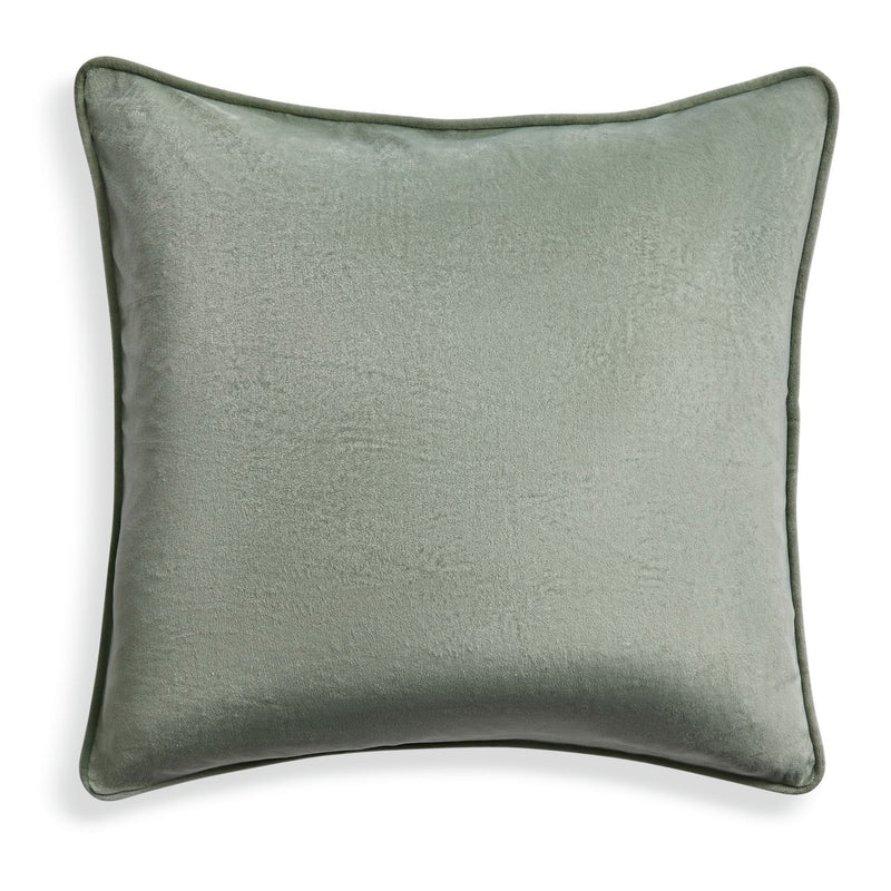 Habitat Velvet Cushion - Sage - 55x55cm