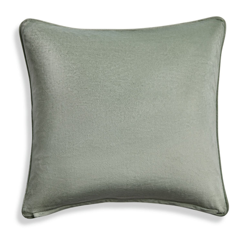 Habitat Velvet Cushion - Sage - 55x55cm