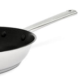 Habitat brushed stainless steel frying pan 24cm - British product