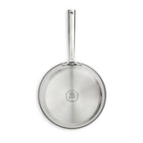 Habitat brushed stainless steel frying pan 24cm - British product