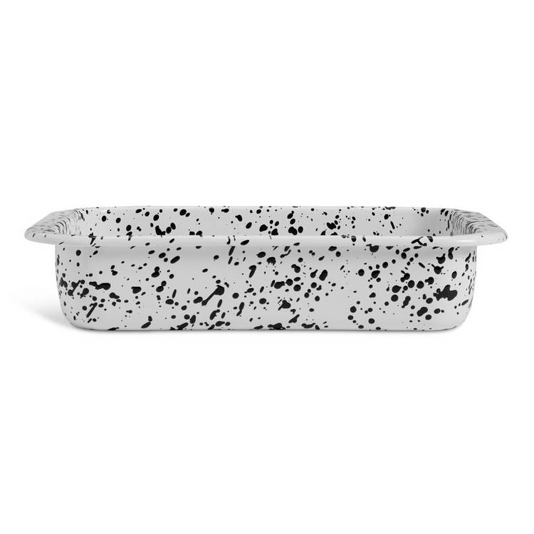 Habitat enamel roaster 37cm white, imported from the UK