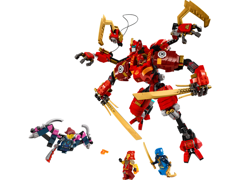 LEGO Ninjago Kai's Ninja Climber Mech 623 pieces, imported from the UK