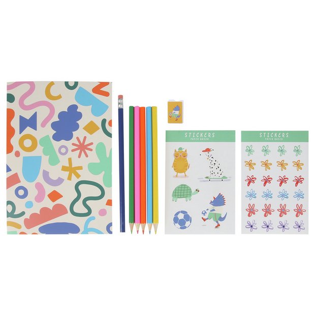Road trip activity kit A5 notebook stationery - British product