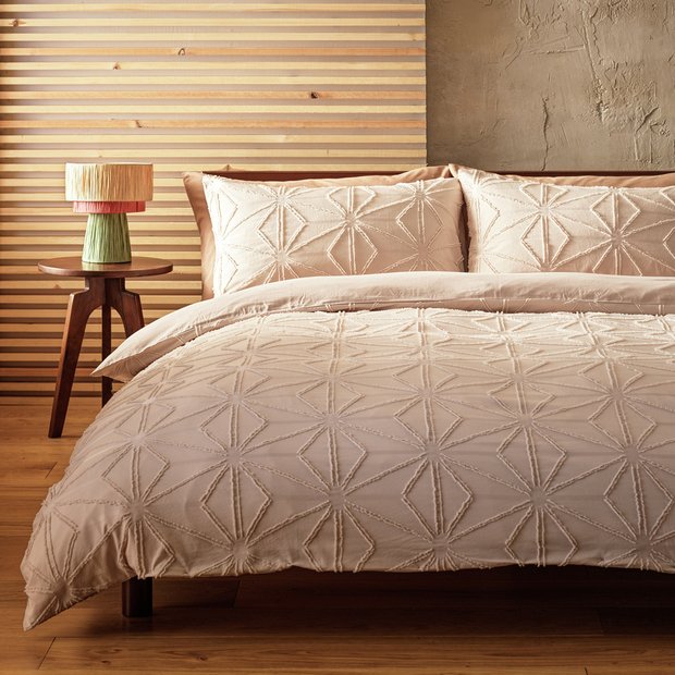 Argos Home tufted bedding set double natural, UK version