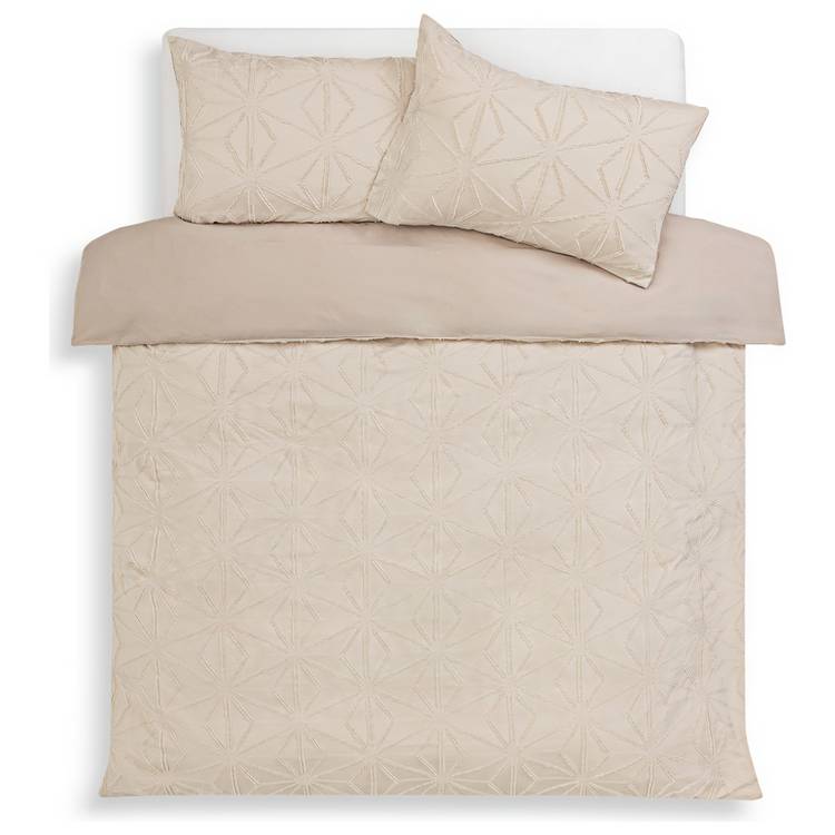 Argos Home tufted bedding set double natural, UK version