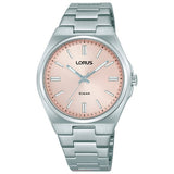Lorus watch pale pink sunray dial 34mm - British product