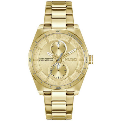 Argos HUGO Ladies Gold IP Multifunction Bracelet Watch- Buy online at McGrocer