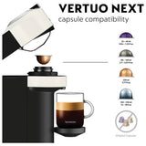 Nespresso Vertuo Next white pod coffee machine, imported from the UK