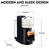 Nespresso Vertuo Next white pod coffee machine, imported from the UK