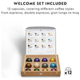 Nespresso Vertuo Next white pod coffee machine, imported from the UK