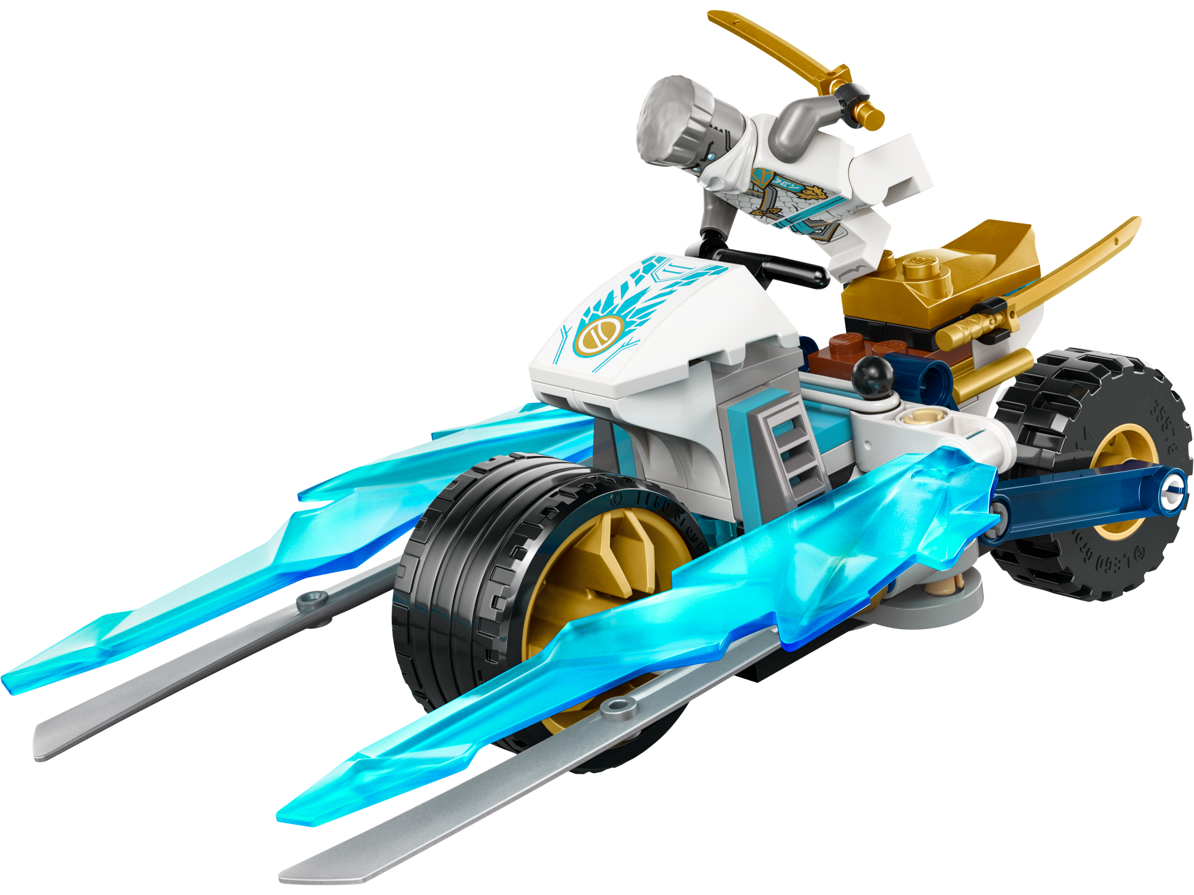 LEGO Ninjago Zane's Ice Motorcycle Building Set 84 Pieces (British brand)