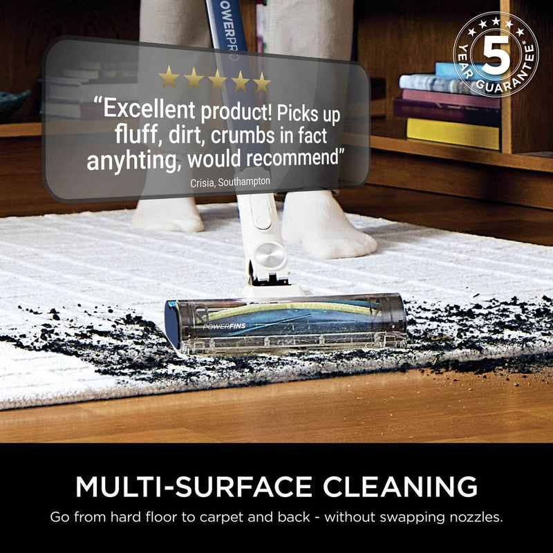 Shark PowerPro cordless vacuum cleaner with Anti Hair Wrap, imported from the UK