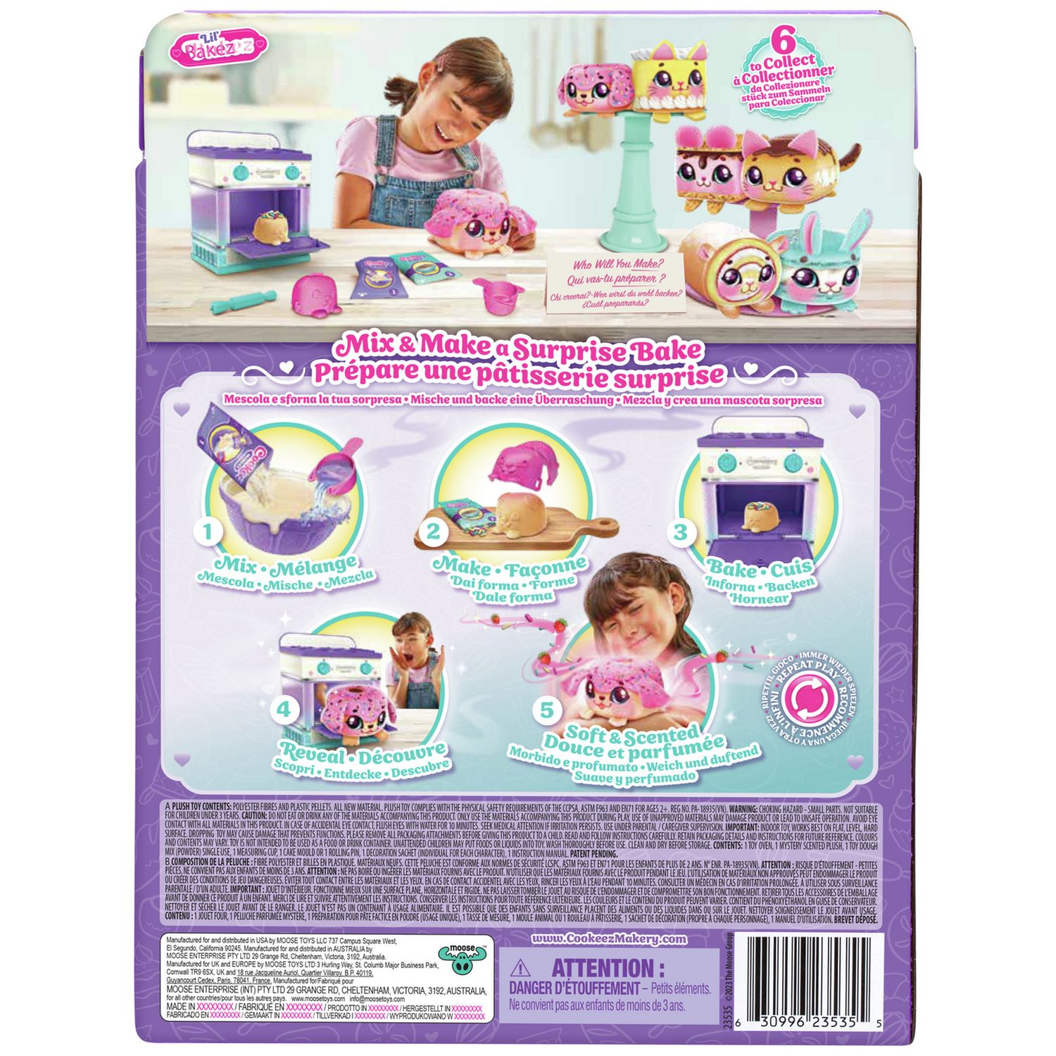 Cookeez Makery Lil' Bakez toy oven playset, UK version