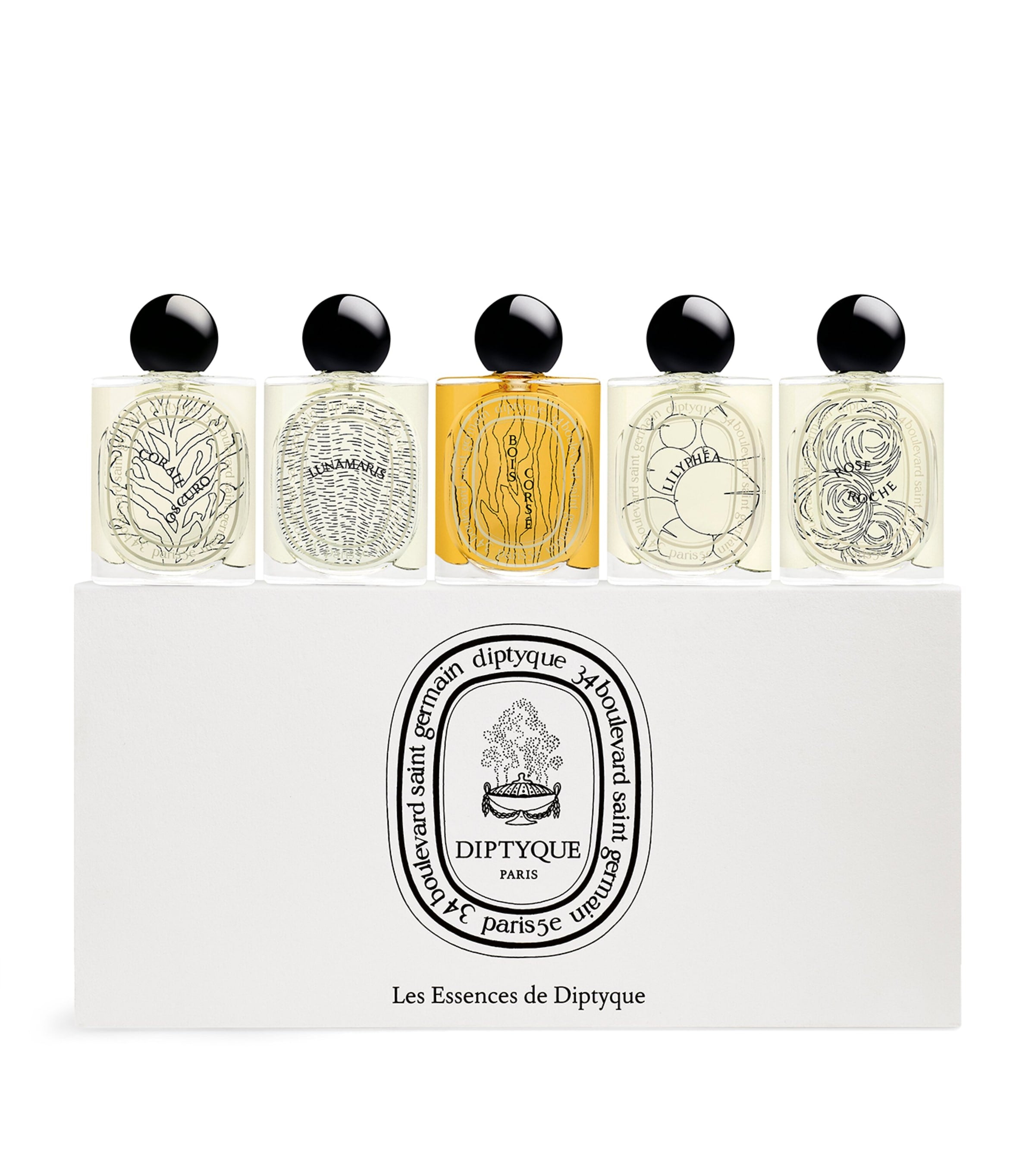 Diptyque fragrance coffret 5 x 10ml - British product