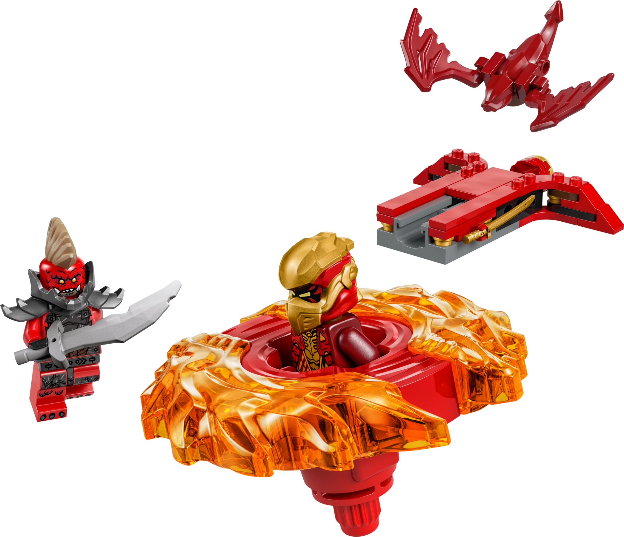 LEGO Kai's Dragon Spinjitzu Spinner Building Toy 54 Pieces, UK version