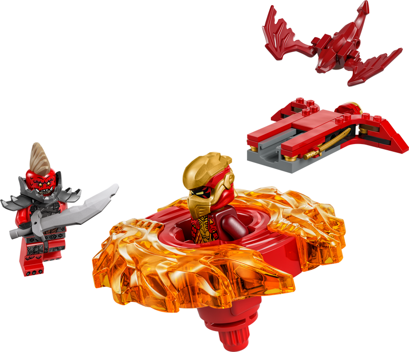 LEGO Kai's Dragon Spinjitzu Spinner Building Toy 54 Pieces, UK version