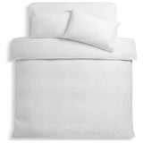 Habitat Easycare bedding bundle single white percale, UK version