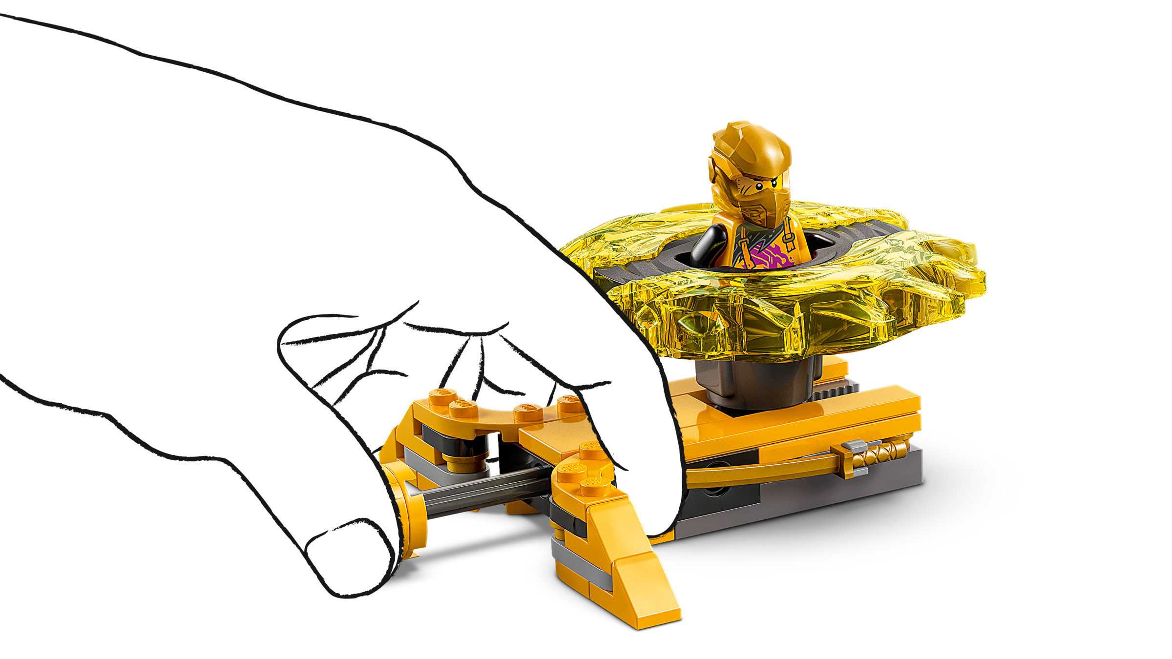 LEGO NINJAGO Dragon Spinjitzu Battle Pack building set - British product