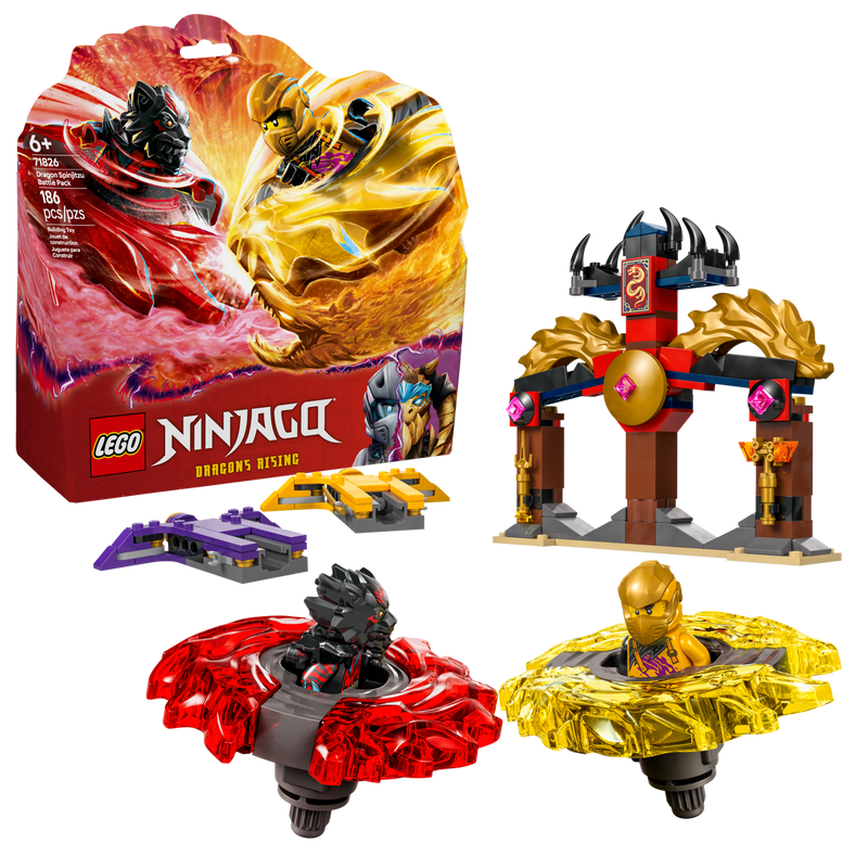 LEGO NINJAGO Dragon Spinjitzu Battle Pack building set - British product