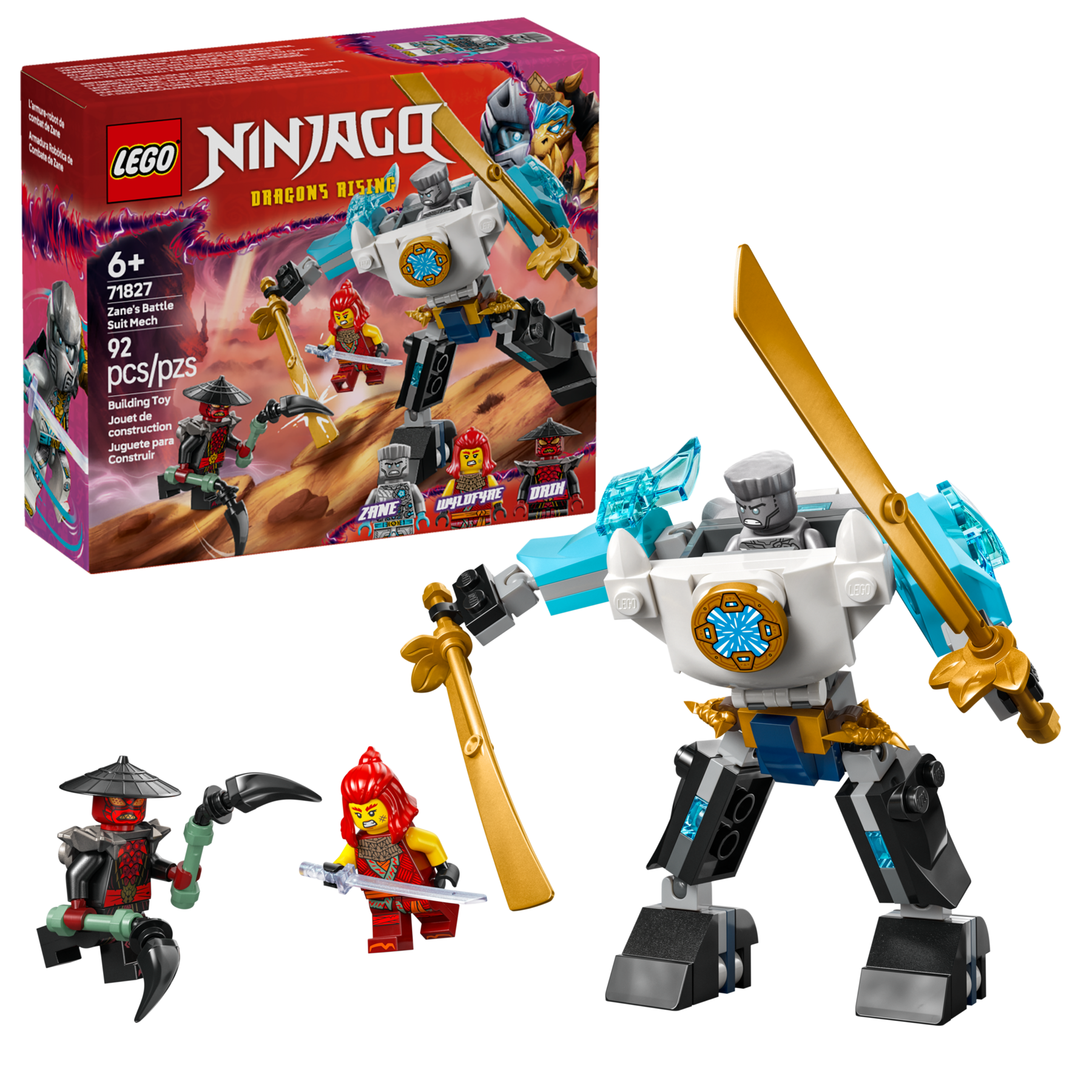 LEGO Zanes Battle Suit Mech 92 pieces (British brand)