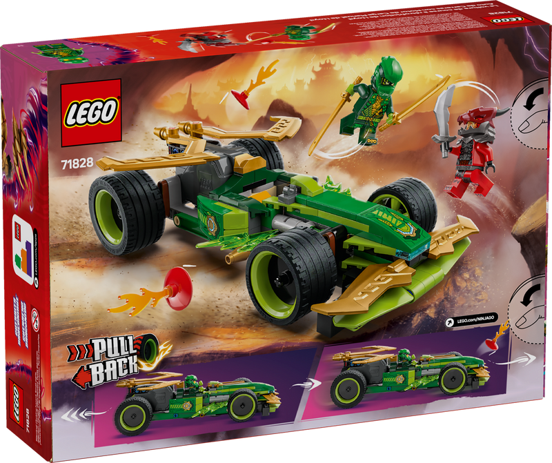 LEGO NINJAGO Lloyd's Pull-Back Race Car, UK version
