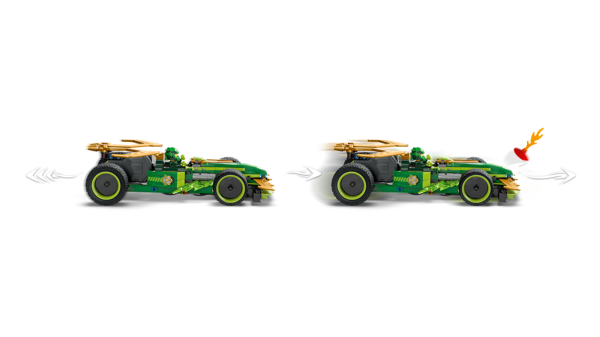 LEGO NINJAGO Lloyd's Pull-Back Race Car, UK version