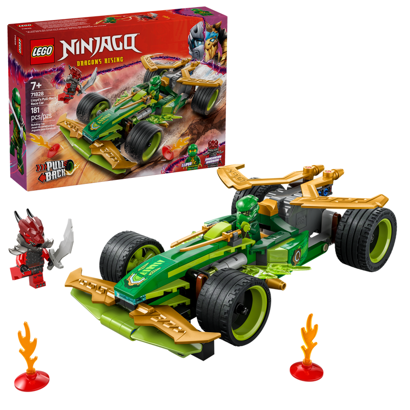 LEGO NINJAGO Lloyd's Pull-Back Race Car, UK version